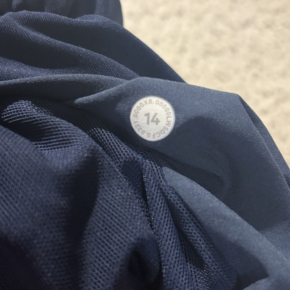 Lululemon Keep Moving Pants Women's 14 Navy Blue W5DCFS - Picture 4 of 7